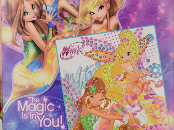 Аппликация с пайетками Винкс 1, А4, 1 вересня 952575 Аппликация с пайетками Винкс 1, А4, 1 вересня 952575