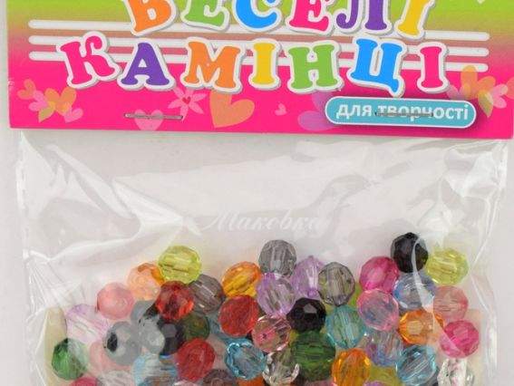 Набор Бусины микс, Веселые камушки, 35 г, 950562, Ухтышка