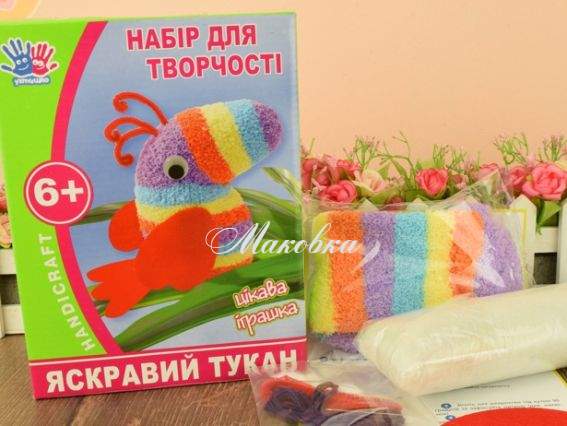 Шитье игрушки Яркий Тукан 951896 Ухтишко, набор для детского творчества Шитье игрушки Яркий Тукан 951896 Ухтишко, набор для детского творчества