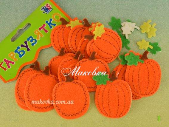 Наклейки Тыквочки, 24 элемента, 952389 Наклейки Тыквочки, 24 элемента, 952389