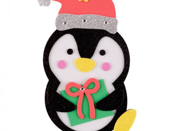 954528 Набір для творчості 1Вересня Пінгвін, аплікація з фоаміран ЕВА