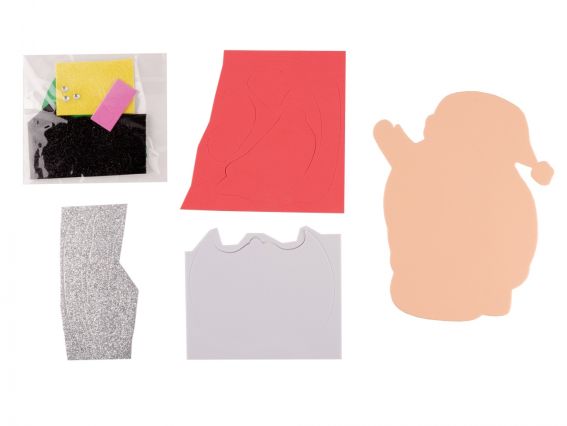 954529 Набір для творчості 1Вересня "Санта", аплікація з фоаміран ЕВА