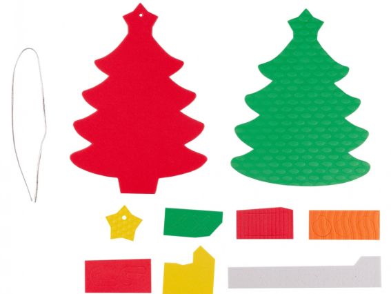 954540 Набір для творчості 1Вересня Ялинка, аплікація з текстурний фоаміран ЕВА