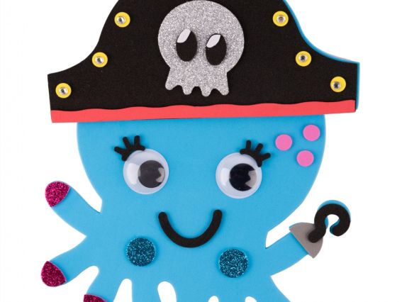 954554 Набор для творчества 1Вересня Осьминог, аппликация из фоамирана ЭВА