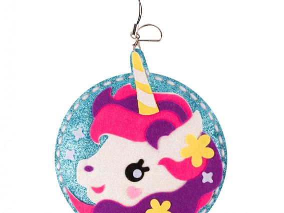 954575 Набір для творчості 1Вересня Єдиноріг, аплікація з вельвету 