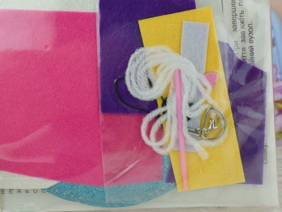 954575 Набір для творчості 1Вересня Єдиноріг, аплікація з вельвету 