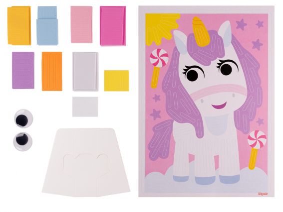 954566 Набор для творчества 1Вересня Единорог, аппликация из фоамирана ЭВА