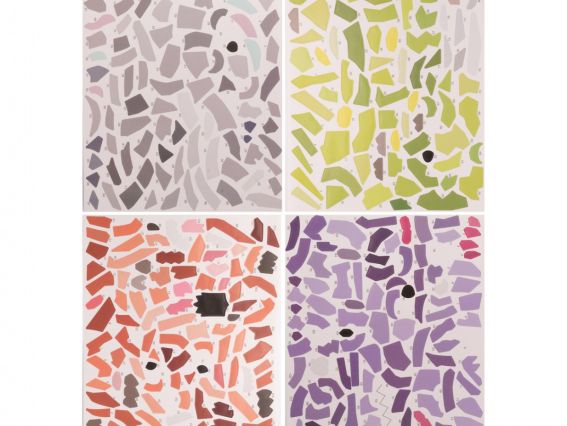 954571 Набор для творчества 1Вересня Динозаврики, аппликация мозаика стикерами из фоамирана ЭВА