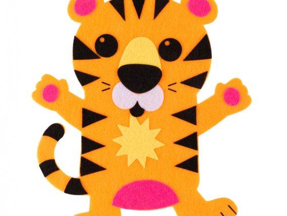 954575 Набір для творчості 1Вересня Тигреня, аплікація з фетру