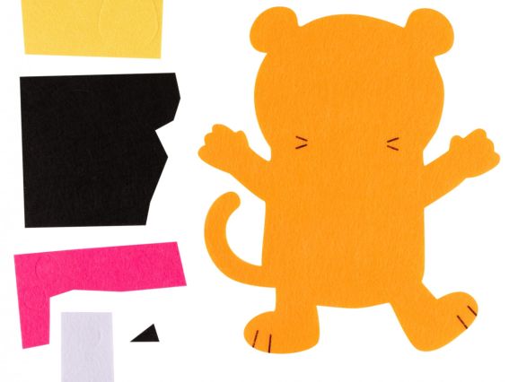 954575 Набір для творчості 1Вересня Тигреня, аплікація з фетру