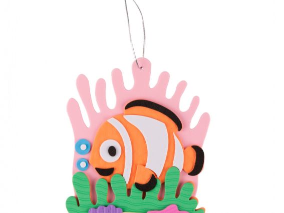 954583 Набір для творчості 1Вересня Рибка, аплікація з текстурного фоамірану ЕВА