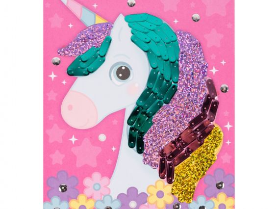 954585 Набір для творчості 1Вересня Єдиноріг, аплікація із паєтками