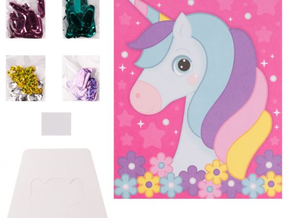 954585 Набір для творчості 1Вересня Єдиноріг, аплікація із паєтками