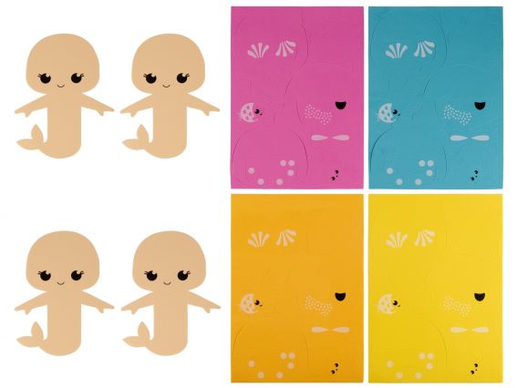 954589 Набір для творчості 1 Вересня Русалоньки, аплікація з фоамірану ЕВА