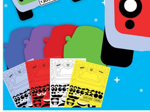 954590 Набір для творчості 1Вересня Машинки, аплікація з фоамірану ЕВА