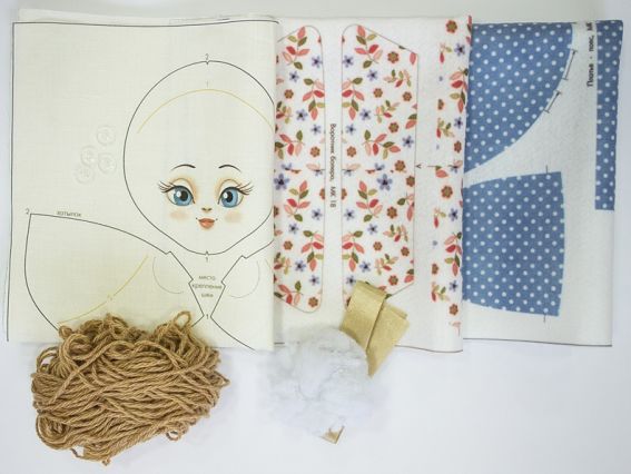 Першокласниця лялька набір для шиття 45 см К1016 KUKLA NOVA