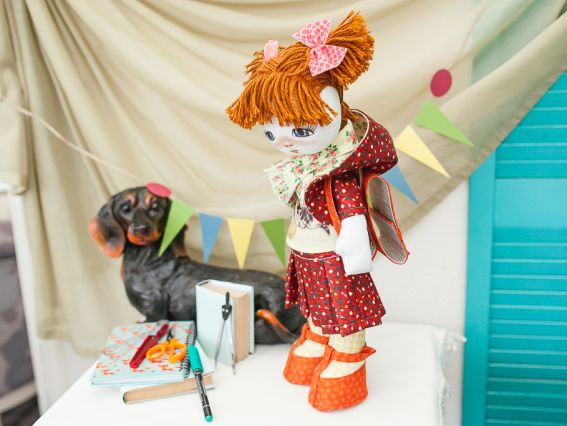 Першокласниця лялька набір для шиття 45 см К1016 KUKLA NOVA