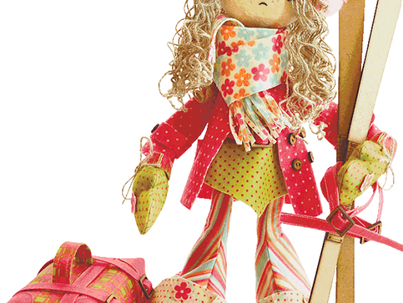 Набор для шитья каркасной куклы Лыжница, К1020, KUKLA NOVA Набор для шитья каркасной куклы Лыжница, К1020, KUKLA NOVA