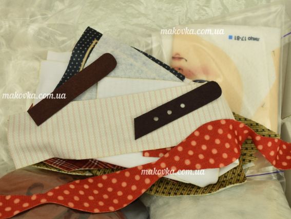 Іграшка Хлопчик з пінгвіном ZOOSapiens лялька К1078 набір для шиття