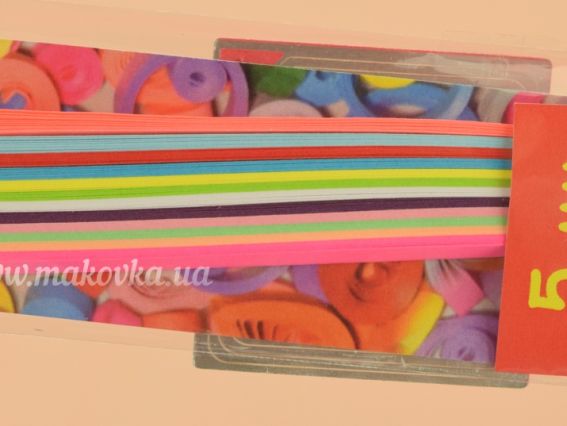 Набор полосок бумаги для квиллинга №503, 12 цветов, 5х295мм, 80г/м2, 120шт 140503 VAOSTUDIO Набор полосок бумаги для квиллинга №503, 12 цветов, 5х295мм, 80г/м2, 120шт 140503 VAOSTUDIO