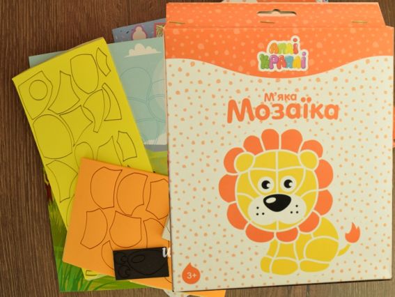 Набор для творчества, мягкая мозайка (аппликация) Львёнок, ММ-04 Апли-крапли Набор для творчества, мягкая мозайка (аппликация) Львёнок, ММ-04 Апли-крапли