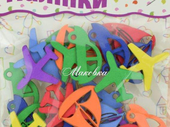 Наклейки мягкие №8 Транспорт-1 (корабль, самолет, машина), самоклеющиеся, 20 шт ассорти, Апли-крапли Наклейки мягкие №8 Транспорт-1 (корабль, самолет, машина), самоклеющиеся, 20 шт ассорти, Апли-крапли