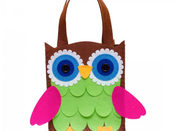 НС-1 Сумочка СОВА, Аплі-краплі Набір для шиття з фетру,  