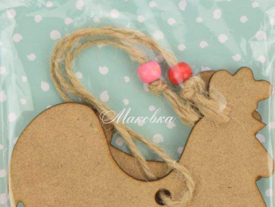 Набор фигурок Петушки, 2 шт с подвесом, заготовки, Апли-крапли Набор фигурок Петушки, 2 шт с подвесом, заготовки, Апли-крапли