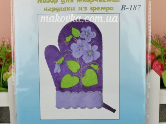 В-187 Прихватка набір для шиття з фетру 24х15см, Чарівна мить