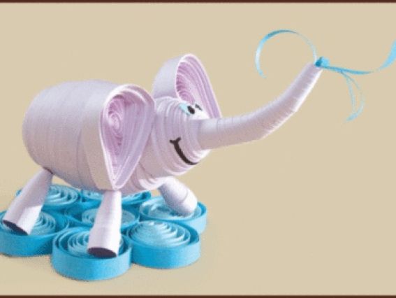 Набір для квіллінгу КВ-029 Слон, Чарівна мить Набір для квіллінгу КВ-029 Слон, Чарівна мить