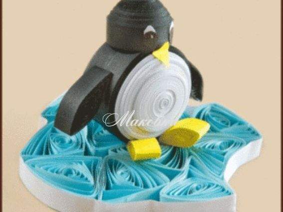 Набор для квиллинга КВ-031 Путешествие на льдинке, Чарівна мить