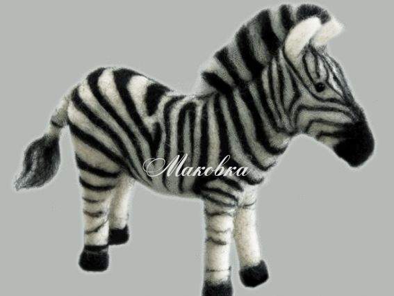 Набор для валяния В-113 Замбези (зебра), Чаривна мыть