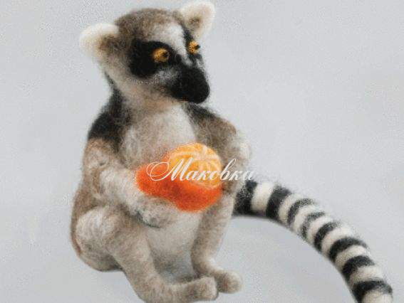 Набор для валяния В-127 Гарви (лемур), Чаривна мыть