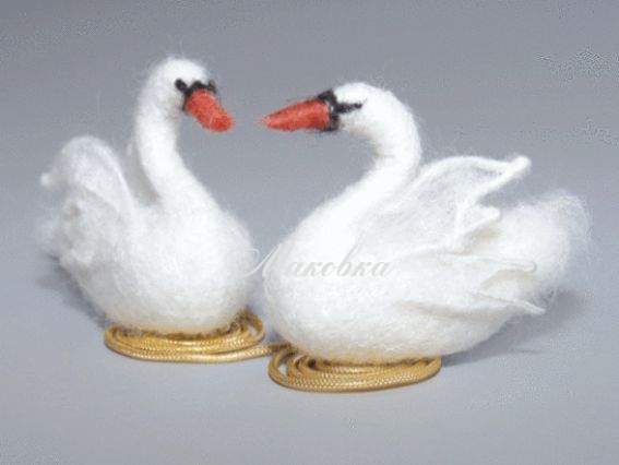 Набір для валяння В-167 Білі лебеді, Чарівна мить Набір для валяння В-167 Білі лебеді, Чарівна мить