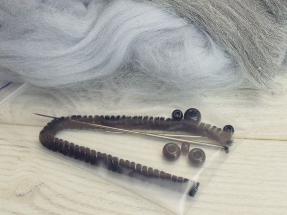 Набір для творчості. Валяння іграшки В-149 Мопс (собака), Чарівна мить