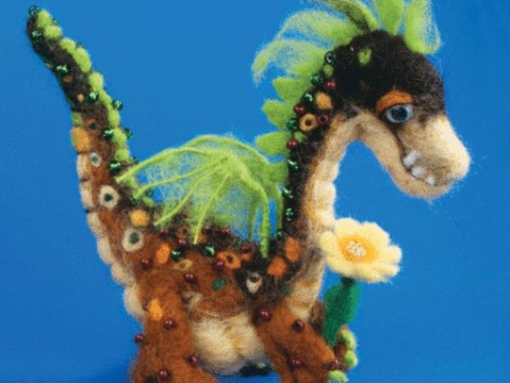 В-42 Вогняне дихання (дракон) набір для валяння іграшкі, Чарівна мить