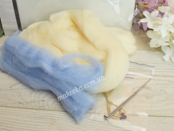 Набір для творчості. Валяння іграшки В-91 Житель казкового лісу (одноріг), Чарівна мить