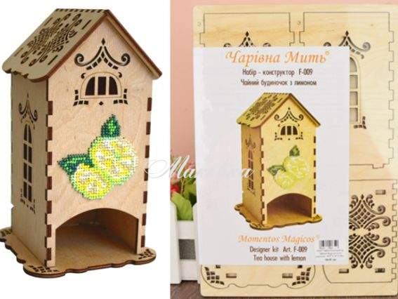 009-F Набір-конструктор Чайний будиночок з лимоном, Чарівна мить 009-F Набір-конструктор Чайний будиночок з лимоном, Чарівна мить
