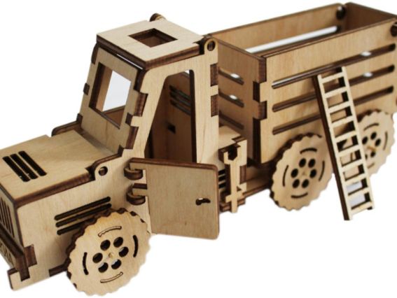 Набір для творчості 005-F Набір-Конструктор Вантажівка 19*8*5см, фанера, Чарівна мить
