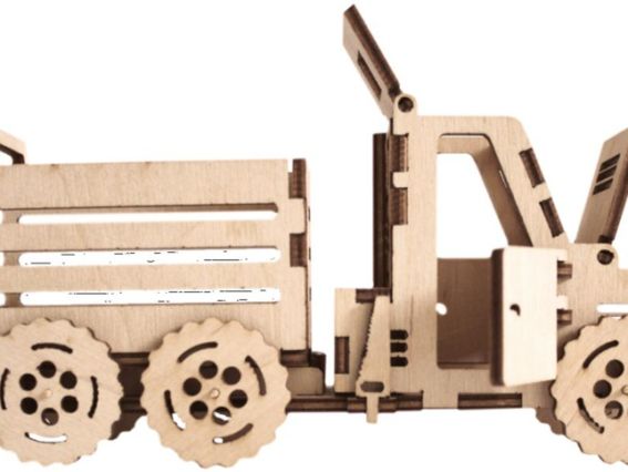 Набір для творчості 005-F Набір-Конструктор Вантажівка 19*8*5см, фанера, Чарівна мить