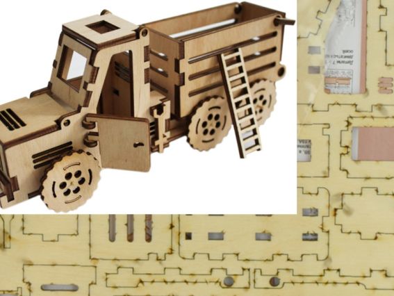 005-F Набор-Конструктор Грузовик, Чаривна мыть