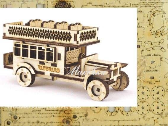 106-F Набор-Конструктор Двухэтажный автобус, Чаривна мыть