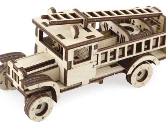 Набір для творчості 114-F Конструктор Пожежна машина, фанера, Чарівна мить