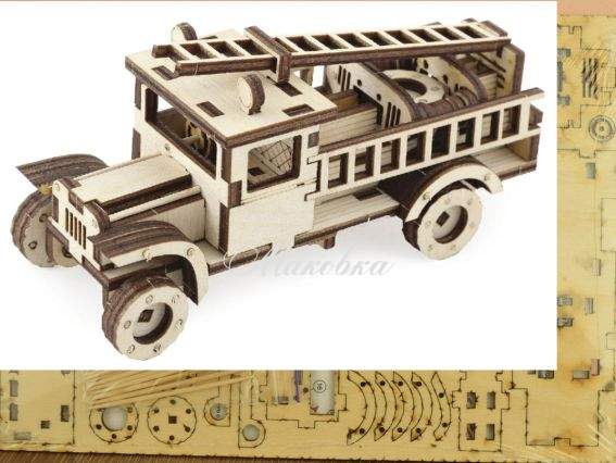 114-F Набор-Конструктор Пожарная машина, Чаривна мыть