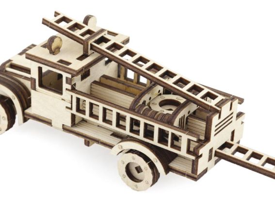 Набір для творчості 114-F Конструктор Пожежна машина, фанера, Чарівна мить