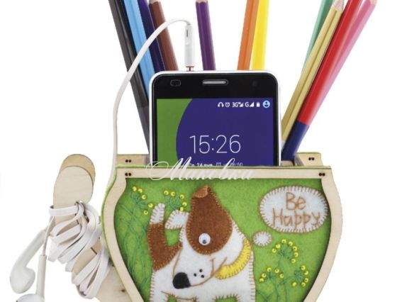 Набір для творчості F-122 Конструктор Підставка Be Happy15,5х12,5х9,7см, фанера, Чарівна мить