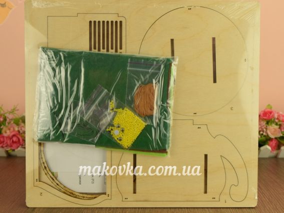 Набір для творчості F-122 Конструктор Підставка Be Happy15,5х12,5х9,7см, фанера, Чарівна мить