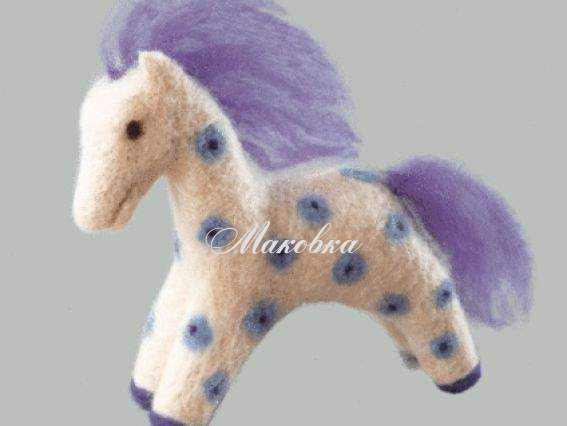 Набор для валяния В-100 Милый друг (лошадка), Чаривна мыть