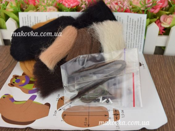 Набор для творчества. Валяние игрушки В-130 Федор, Чаривна мыть 