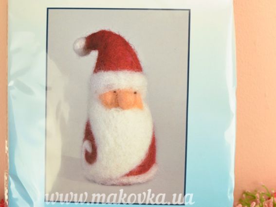 Набір для творчості. Валяння іграшки В-172 Дід мороз, Чарівна мить